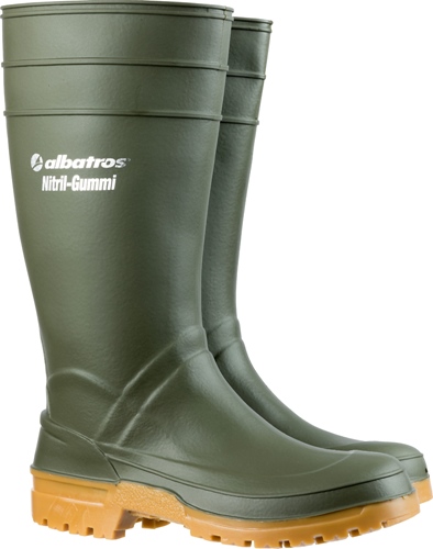 Nitrilgummistiefel Hoch Oliv