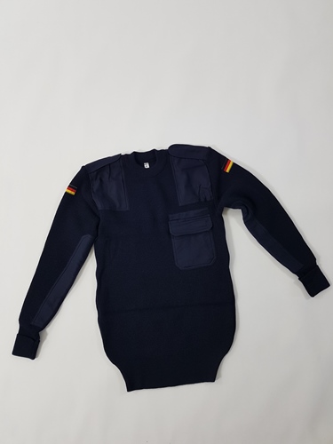 Org. BW Pullover Marine NEU