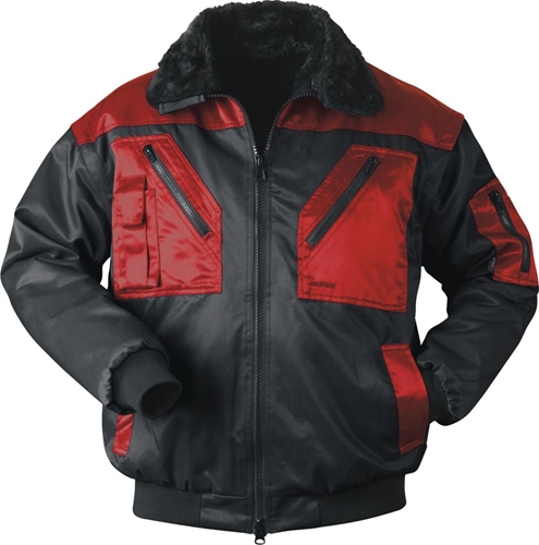 Arbeitsjacke Pilot Schw/Rot Levanger