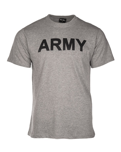 T-Shirt "Army" Grau