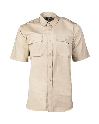 Tropenhemd 1/2 Arm Khaki