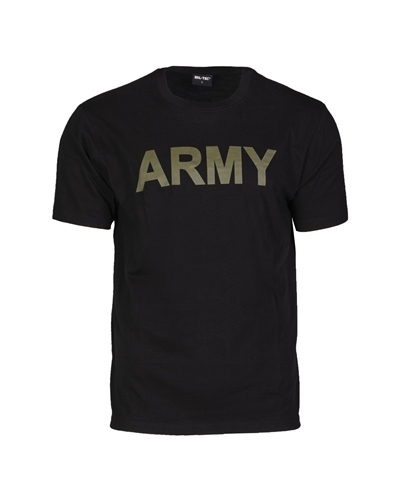 T-Shirt "Army" Schwarz