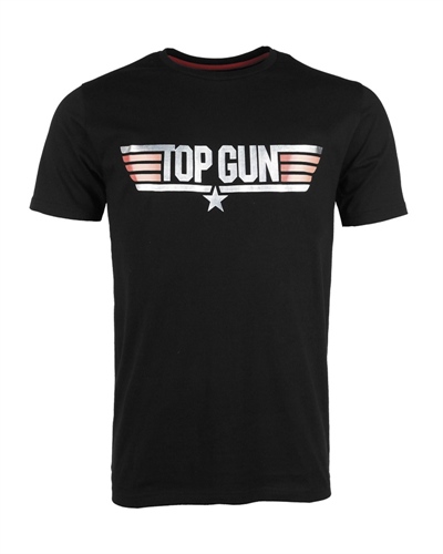 T-Shirt "Top Gun" Schwarz