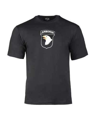 T-Shirt "Airborne" Schwarz