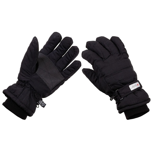 Ski Fingerhandschuhe 3M Thins. Schwarz