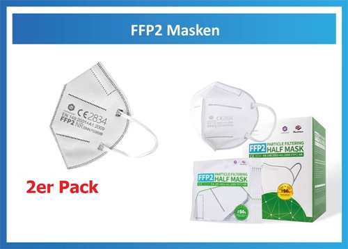 Atemmaske FFP2 NR (2er Pack)