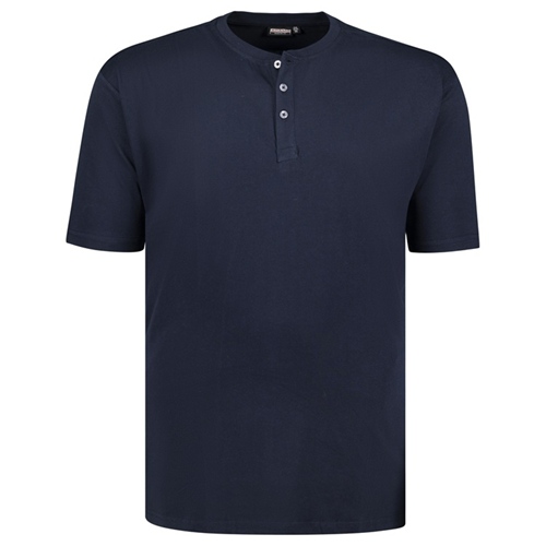T-Shirt m. Knopfleiste