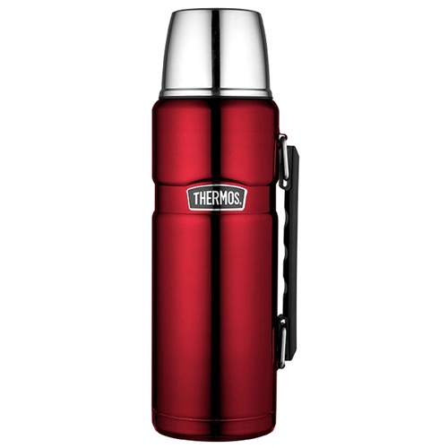 Thermos Isolierflasche "King" 1,2 L Rot