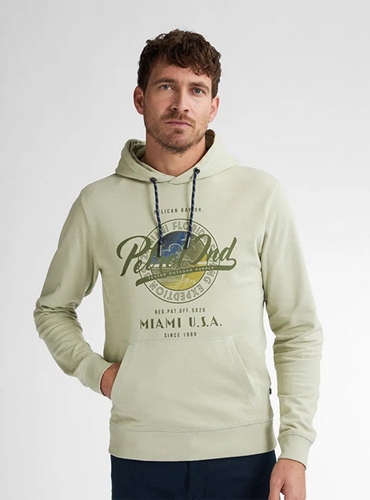 Petrol Sweatshirt Hooded Print