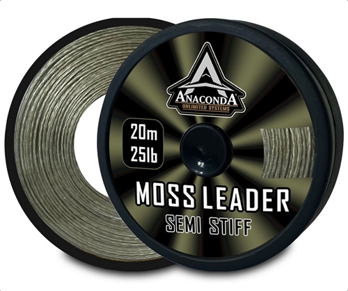 ANACONDA Semi Stiff Moss Leader 20m/25lb