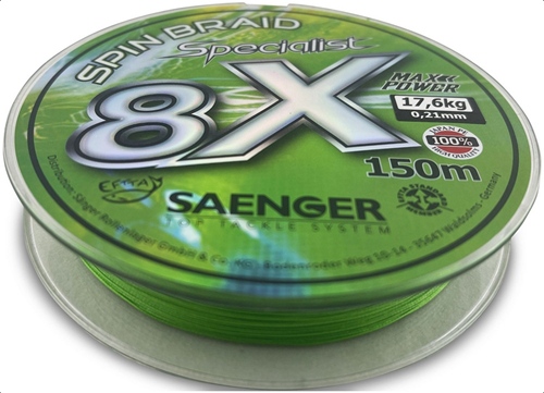 SAE 8 X Spec. Spin Fl.Green 150m 0,12mm/