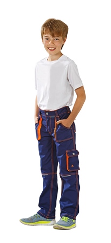 Kinder Bundhose marine/orange